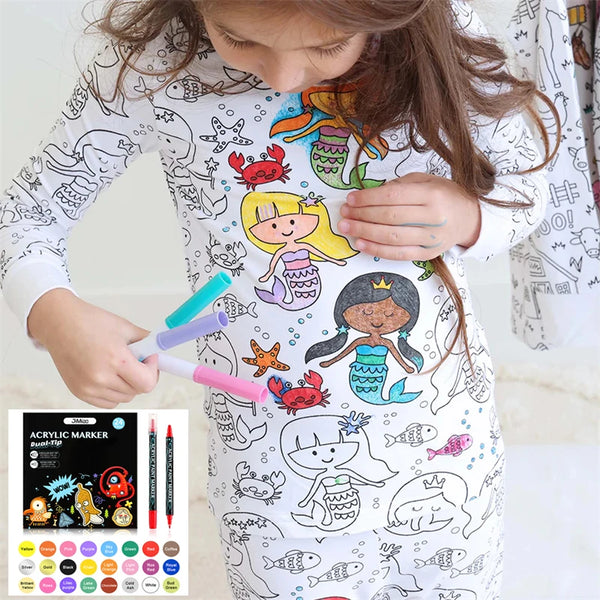 Pyjama à Colorier Enfant